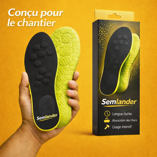 Semelles chaussures de sécurité - Confort du matin au soir